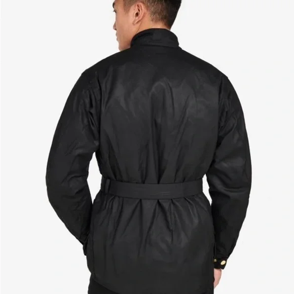 Barbour International Original Waxed Cotton Jacket M - Picture 6 of 15